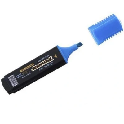 Image of indigo Power Line Highlighters Pack of 6 (Blue)