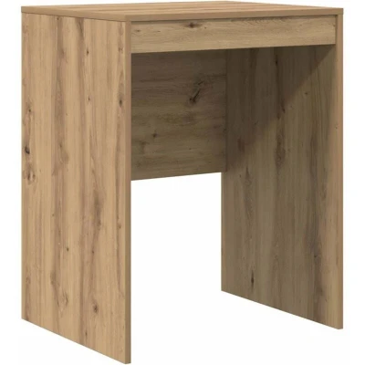 Image of vidaXL Writing Desk Artisan oak Engineered wood 60 x 50 76 cm