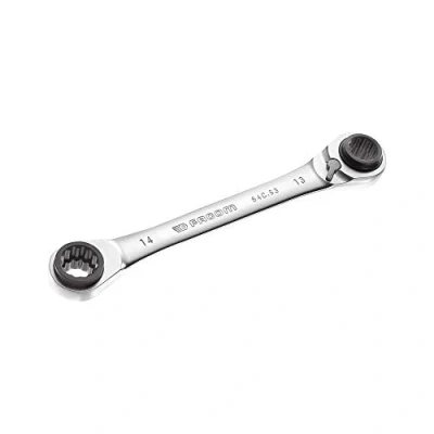 Image of Facom 64C.S3 Ratchet Wrench Straight Multi Opening Metric 12 x 14 mm 13 15