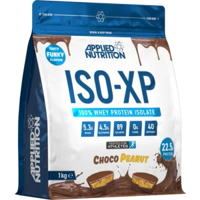 Image of Applied Nutrition ISO XP Whey Isolate Protein Powder, Funky Yummy Flavours (1kg 40 Servings) (Choco Peanut)
