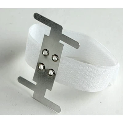Image of Corsage Creations Hook &amp; Loop Bracelet White (6pcs per pk)