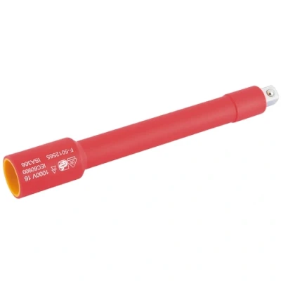 Image of Draper VDE Approved Fully Insulated Extension Bar, 3/8&quot; Sq. Dr., 150mm