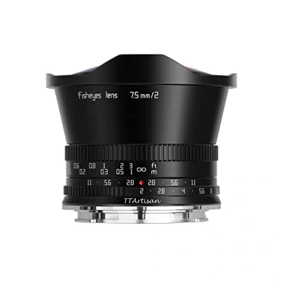 Image of TT Artisan 7.5 mm F2.0 APS C Fisheye Lens Connection Panasonic Leica L Sigma Mount Black Ultra Wide Angle with 180 Degree Picture