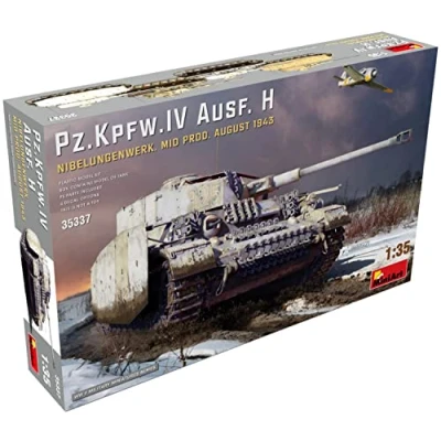 Image of Miniart MIN35337 1:35 Pz.Kpfw.IV Ausf H Nibelungenwork Mid Prod Scale Model kit, Unpainted