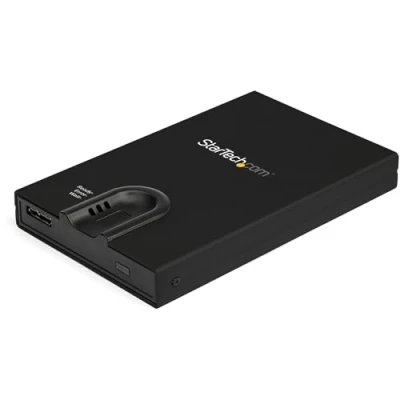 Image of StarTech.com Externes Festplattengehäuse (verschlüsselt, Zugriff per Fingerabdruck, USB 3.0, 2,5 Zoll SATA)