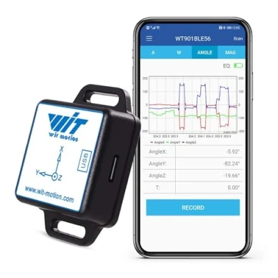Image of [Bluetooth 5.0 Accelerometer+Inclinometer] WT901BLECL MPU9250 High Precision 9 axis Gyroscope+Angle(XY 0.05 Accuracy)+Magnetometer with Kalman Filter, Low Power 3 AHRS IMU Sensor for Arduino