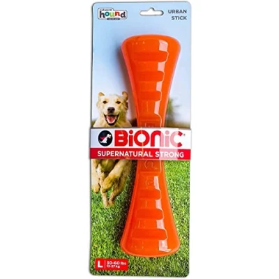 Image of Bionic Dog Stick Toy, Orange, Large, 0.032 kg