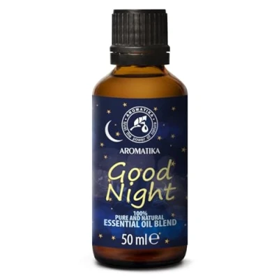 Image of Essential Oil Blend Good Night 50ml Clary Sage &amp; Lavender Natural for Aroma Diffusers Scented Candles and Soap Massage Cosmetic Relax Aromatherapy