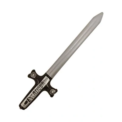 Image of Henbrandt Inflatable Sword Blow Up Kids Toy Pretend Play Fancy Dress Accessory Party Decoration Bag Fillers Favours Boys and Girls