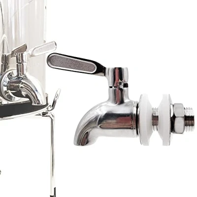 Image of Replacement Stainless Steel Spigot for Berkey Big, Travel, Royal Gravity fed Water Filter System, and other Tank (Stainless Spigot)