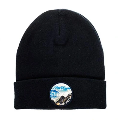 Image of John Frank Mens Hemmed hat JFBN18W01 NAVY men Blue One Size