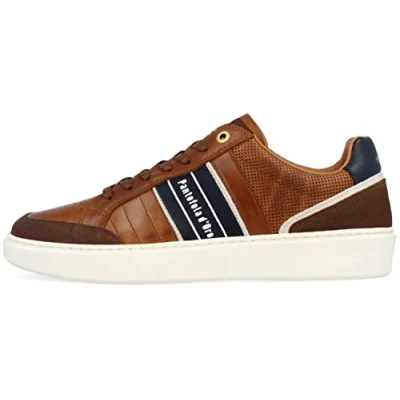 Image of Pantofola d&#039;Oro Laceno Uomo Low Men&#039;s Trainers, Tortoise Shell, 11 UK