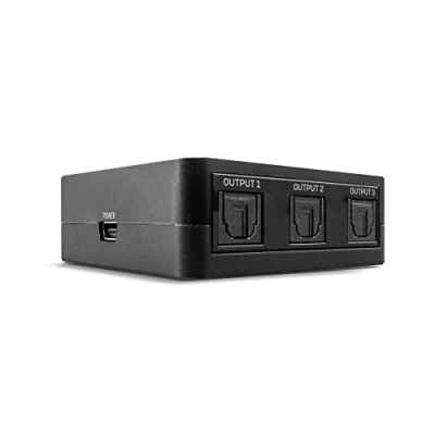 Image of LINDY 70480 3 Port TosLink (Optical) Digital Audio Splitter