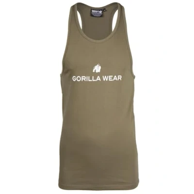 Image of Carter Stretch Tank Top Army Green