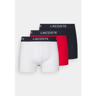 Image of Lacoste 3 PACK Pants, Men&#039;s, Size: Small, Navy blue/white/red