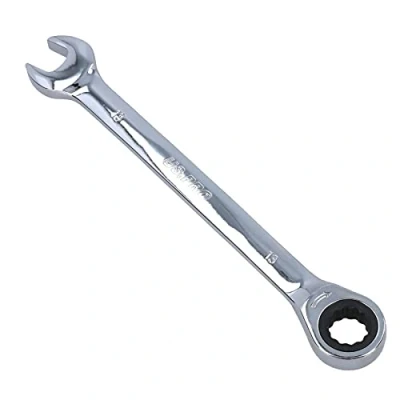 Image of AB Tools US Pro 13mm Metric MM Combination Gear Ratchet Spanner Wrench 72 Teeth