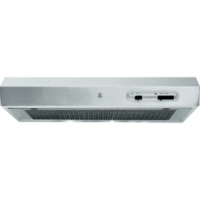 Image of Indesit 60cm Visor Cooker Hood Stainless Steel