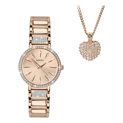 Image of Seksy 2739G Women&#039;s Watch, Rose Gold, AMZUK, AMZUK