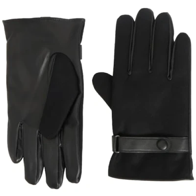 Image of JACK&amp;JONES Men&#039;s JACLATHI Gloves, Black, S/M