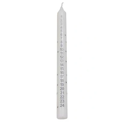 Image of Toyland® Traditional Christmas Advent Candle Countdown To 1 Supplied (WHITE)