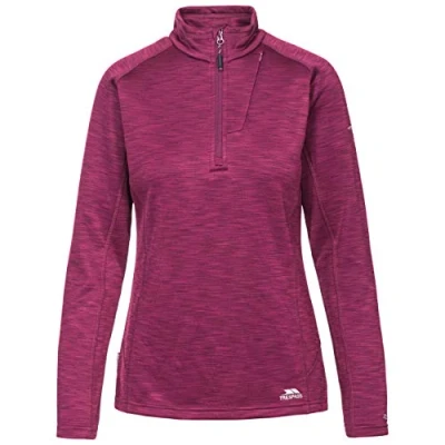 Image of Trespass Womens 1/2 Zip Fleece Jacket Female Walking Casual Hiking Fairford