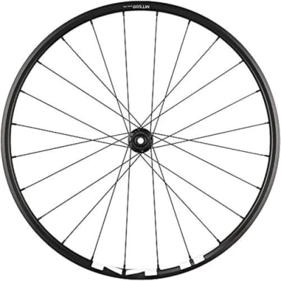 Image of Shimano WH MT500 MTB wheel, 27.5 in (650B), 12 x 148 mm boost E thru, rear, black