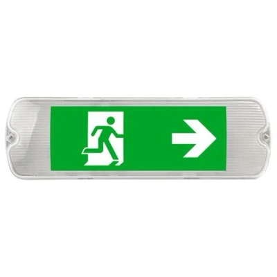 Image of Kosnic Mulu Standard IP65 LED Emergency Exit Sign Bulkhead 1W/5W 6500K MUL0105 EESN0105S65