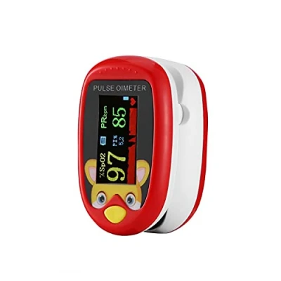 Image of Joyfitness Pediatric SpO2 Blood Oxygen Saturation Monitor, Pulse Oximeter Fingertip, Heart Rate Monitor and Levels Portable for Adult OLED Display