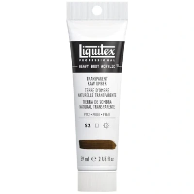 Image of Liquitex Heavy Body Acrylic Paint 59ml Tube Transparent Raw Umber Series 2