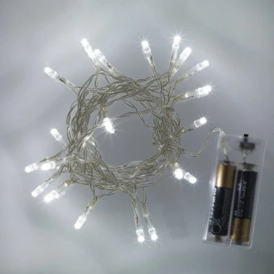 Image of eBuzz Battery Operated Fairy Lights with 20 White LEDs (Bright White)