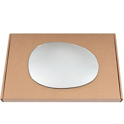 Image of Less4spares Wing Mirror Glass Right Compatible with Citroen C1 2005 2014 STICK ON Driver Off Side Convex