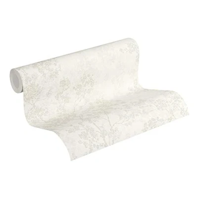 Image of Forest Wallpaper Cosy &amp; Relax New Walls A.S. Création Non Woven 10.05 m x 0.53 Beige Creme Grey Made in Germany 373972 37397 2