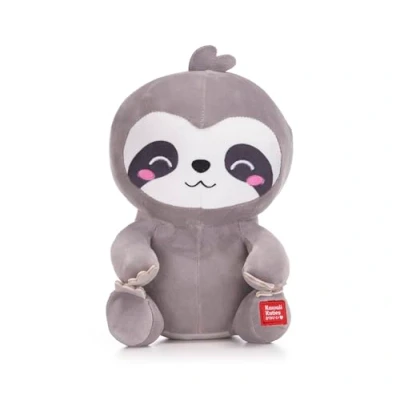 Image of Kawaii Kuties 9.5&quot; (24cm) Sakura the Sloth Soft Squishy Plush Toy