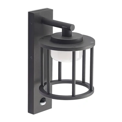 Image of Lucande Berenike outdoor wall light with sensor