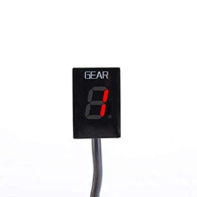 Image of For Honda CBR1000RR CBR 1000RR 2004 2011 1000 RR Fireblade Motorcycle Gear Indicator 1 6 Level Meter (Red)