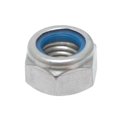 Image of 25x M10 Nyloc Nut Type T DIN 985