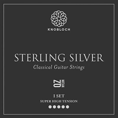 Image of KNOBLOCH STRINGS THE ART OF VIBRATION 600SSQ Sterling Silver QZ Nylon Super High Tension 37.5