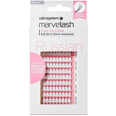 Image of Salon System Marvelash Russian 0.07 6D Fan Eyelashes