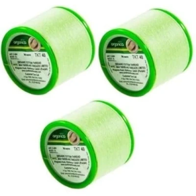 Image of Organica 3 Spools Organic Cotton Facial Hair Removal Thread