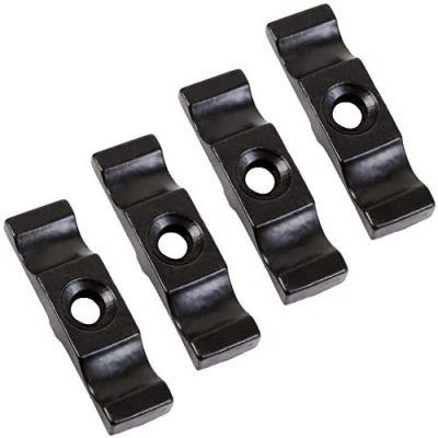 Image of 4X Black Turn Buttons 50mm Cupboard Cabinet Door Latch Rabbit Hutch Chicken Coop