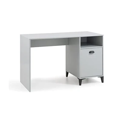 Image of Julian Bowen Lakers Locker Desk, Pine Wood, Grey, One Size