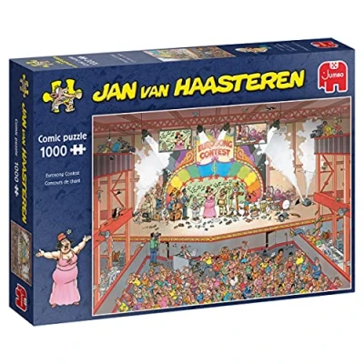 Image of Jumbo, Jan Van Haasteren Eurosong Contest, Jigsaw Puzzles for Adults, 1000 Piece