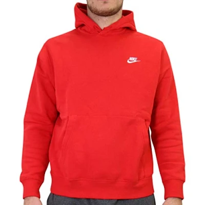 Image of Nike Sportswear CLUB Hoodie Hoodie, Men&#039;s, Size: XL T, University red/white