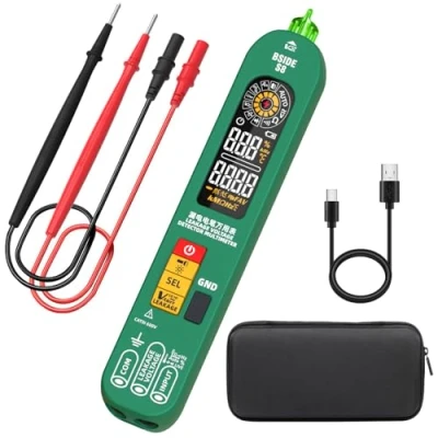 Image of BSIDE S8 Smart Multimeter Digital AC Voltage Detector Electrical Leakage Tester 3 in 1 Large Colour Display Electric Circuit Pen Rechargeable Capacitance VFD Ohm Hz Live Wire Continuity
