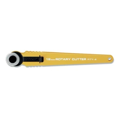 Image of Olfa RTY4 Quick Change Rotary Cutter 18mm, Yellow