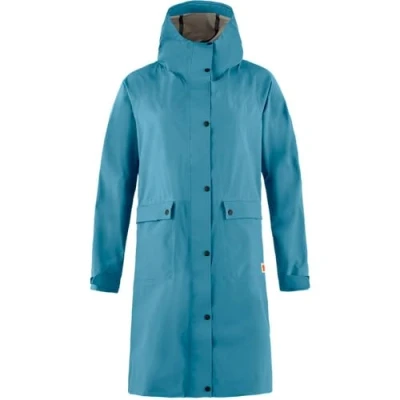 Image of Fjallraven 14500131 543 Vardag Rain Parka W Jacket Women&#039;s Dawn Blue Size S
