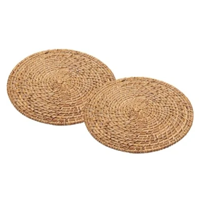 Image of Artesà Set of 2 Bamboo Rattan Placemats