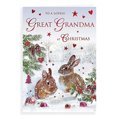 Image of Regal Publishing Character Christmas Card Great Grandma 9 x 6 inches, C85538