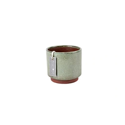 Image of Burgon &amp; Ball Malibu Green Medium Glazed Pot