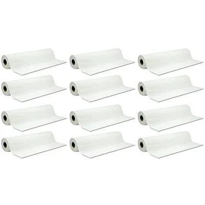 Image of Couch Hygiene Roll 50cm Wide x 40m Long (12 Rolls, White)